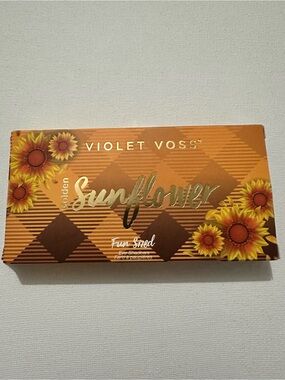 Violet Voss Golden Sunflower Mini Eyeshadow Palette Brown & Golds New in Box